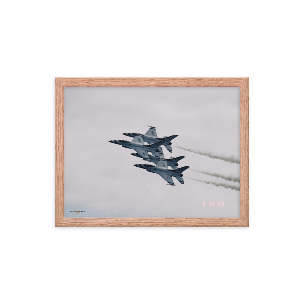 THUNDERBIRD 4 - FIGHTERS ON FILM FRAMED COLLECTION 12x16