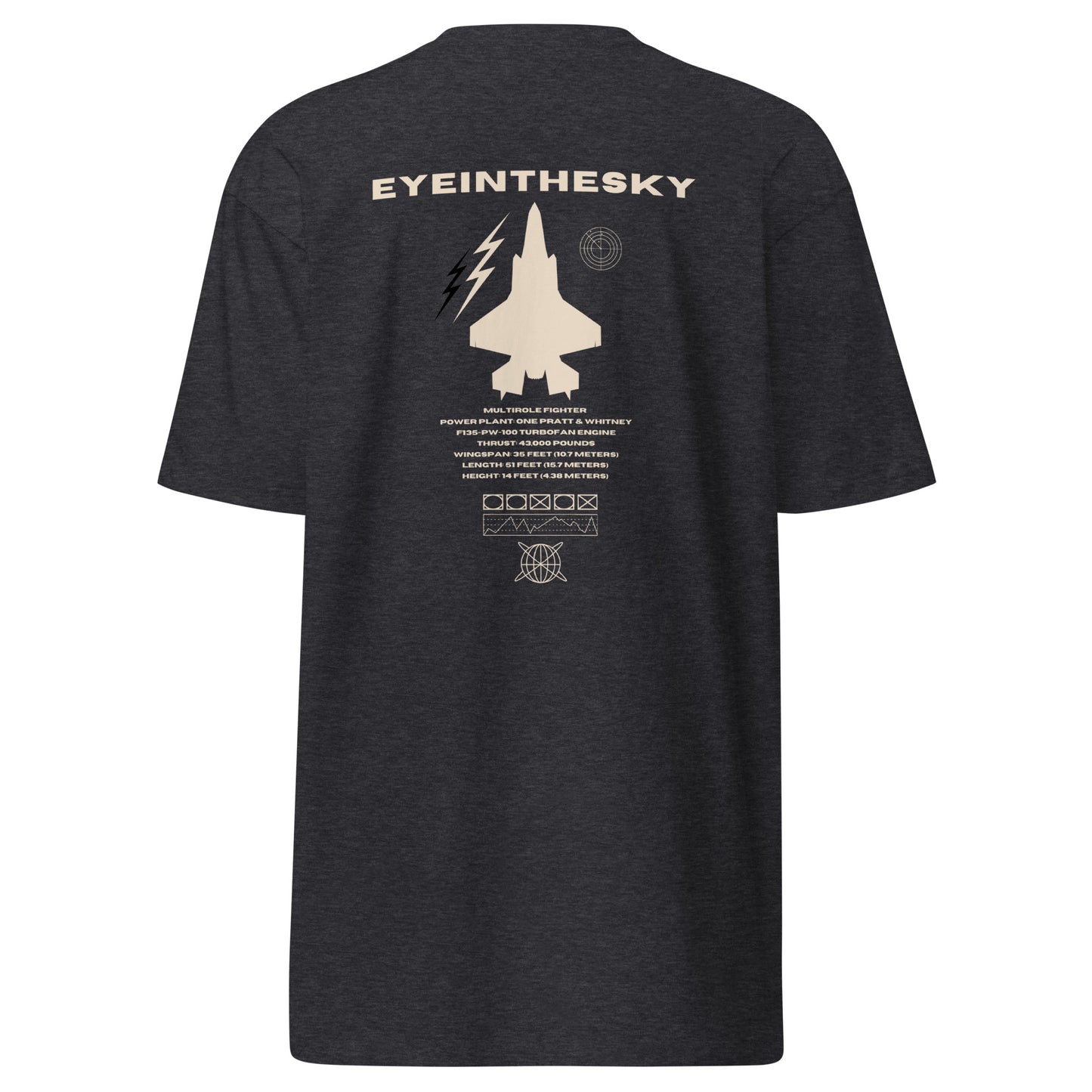 EYEINTHESKY LIGHTNING II TEE-HEAVY WEIGHT