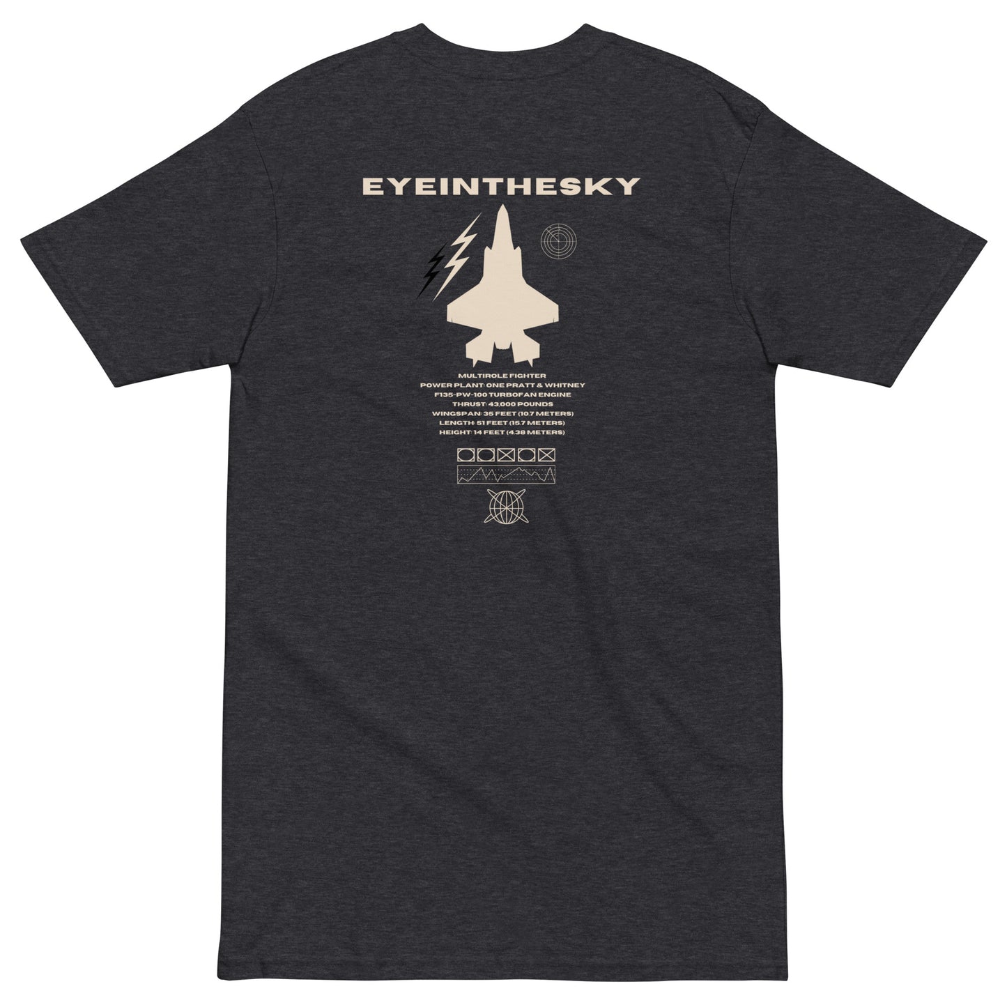 EYEINTHESKY LIGHTNING II TEE-HEAVY WEIGHT