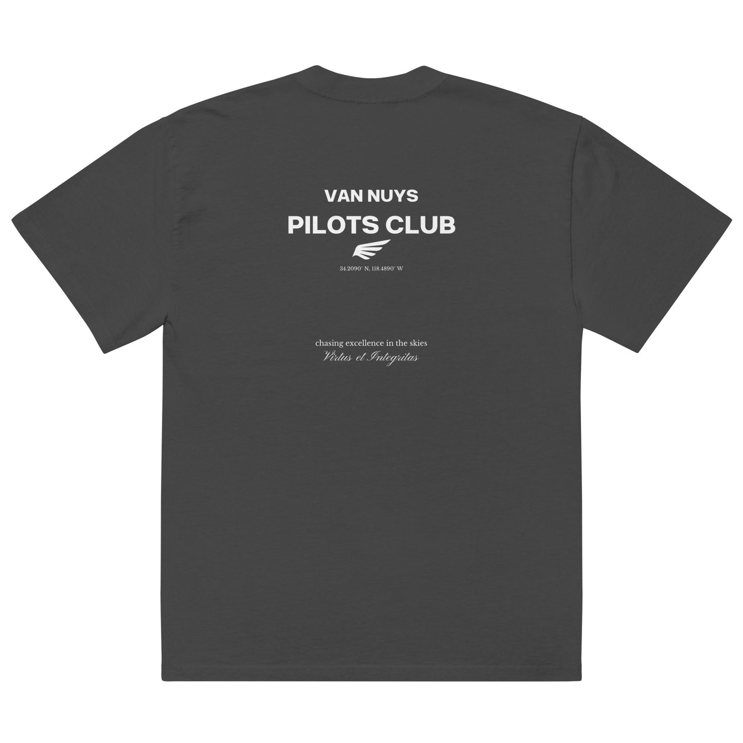 EITS PILOTS CLUB DROPSHOULDER FADED TEE