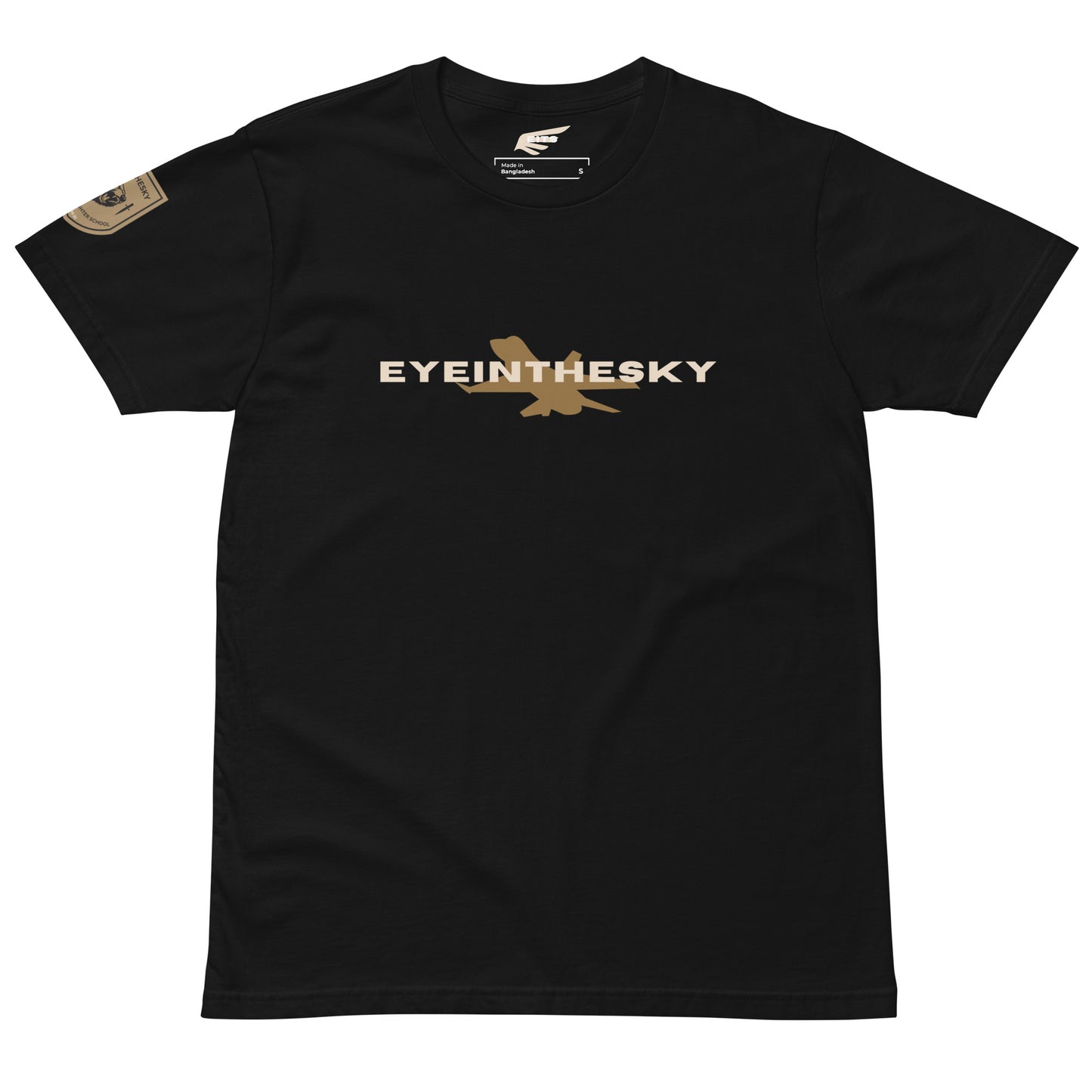 EYEINTHESKY FALCON/TAC BADGE TEE